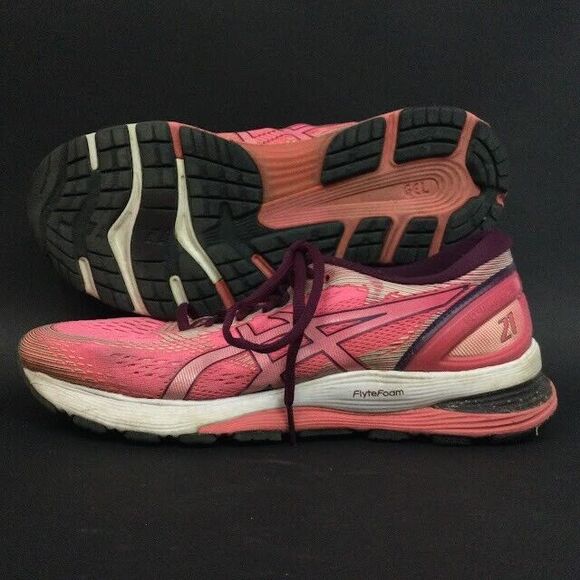 Asics Gel-Nimbus 21 -Women's Sz 9.5- Baked Pink Running Jogging Shoes - 1012A156 - Picture 1 of 11